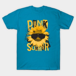 SUNFLOWER IN SHADES - PUNK SUMMER T-Shirt